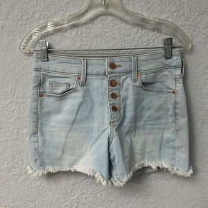 universal thread high rise midi shorts